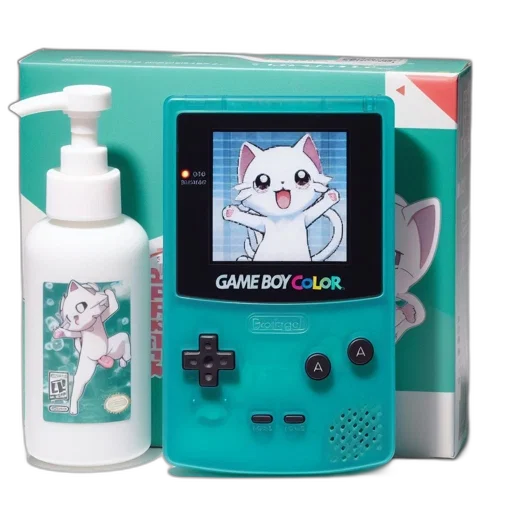 vaporwave, pastel, teal-colored, game transparent PNG cut-out