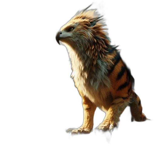 animal, creature, dragon, staff transparent PNG cut-out