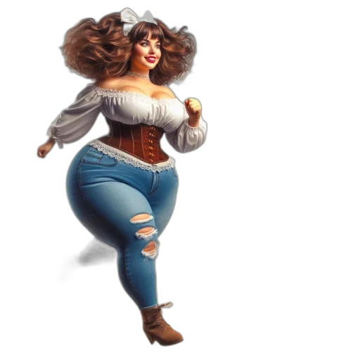 hair, concept art, 3d render, cartoon transparent PNG cut-out