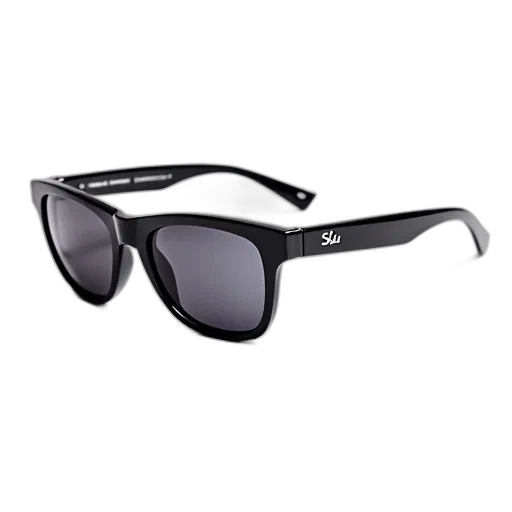 pair, black, sunglasses, sleek transparent PNG cut-out