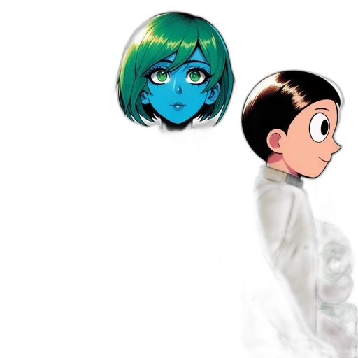 mask, staff, hair, crown transparent PNG cut-out