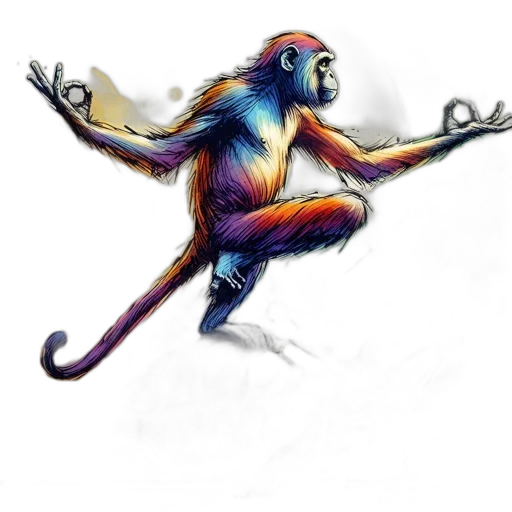 creature, animal, staff, hair transparent PNG cut-out