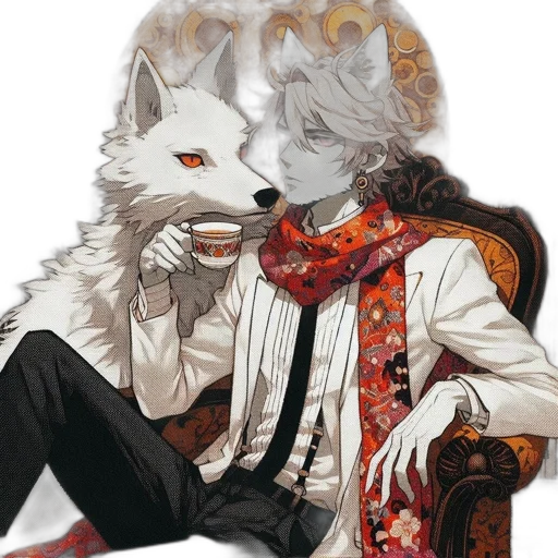 mask, jacket, animal, staff transparent PNG cut-out