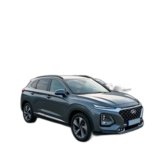 car, hyundai, vehicles, seen transparent PNG cut-out