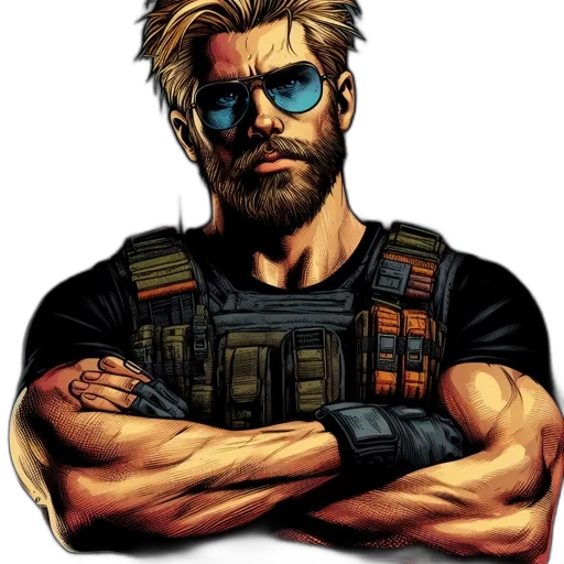 comic book art, pixel art, concept art, cartoon transparent PNG cut-out