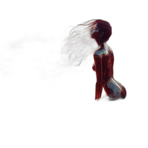 mask, creature, robot, hair transparent PNG cut-out
