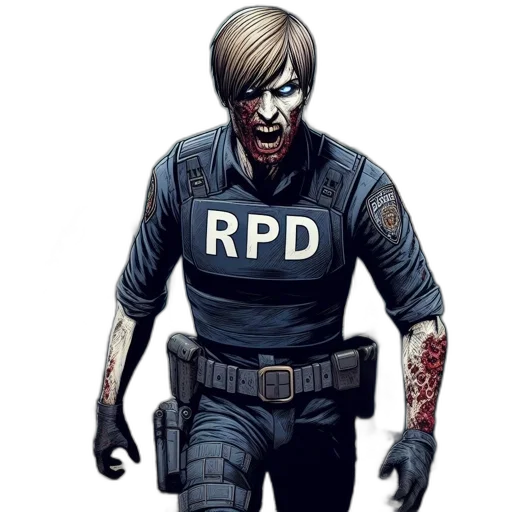 comic book art, concept art, pixel art, cyberpunk transparent PNG cut-out