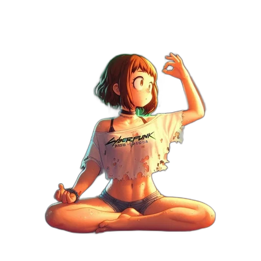 dress, creature, robot, staff transparent PNG cut-out
