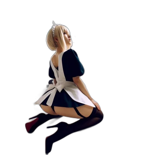 dress, robot, jacket, staff transparent PNG cut-out