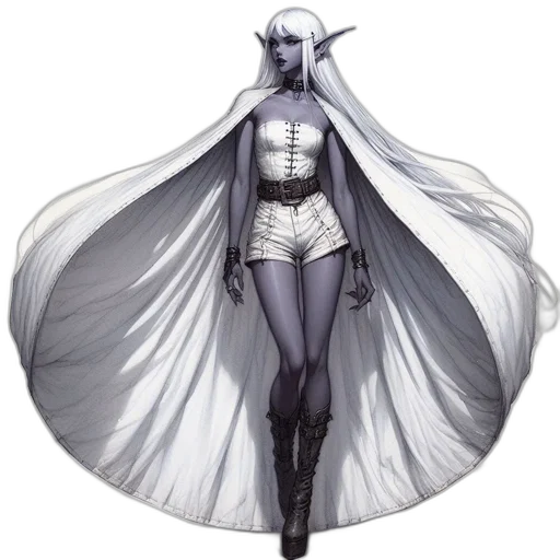 dress, concept art, fantasy art, pixel art transparent PNG cut-out