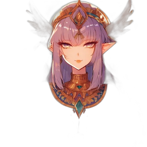 crown, dragon, staff, face transparent PNG cut-out