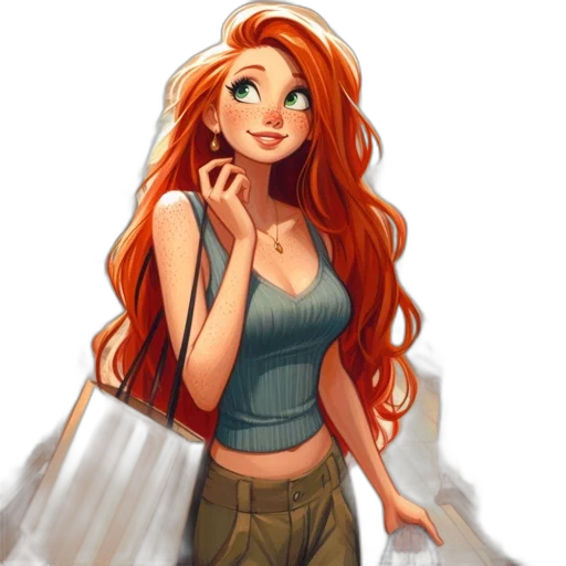 dress, concept art, fantasy art, cartoon transparent PNG cut-out