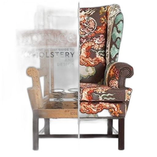 furniture, photorealistic, earth tones, spruce transparent PNG cut-out