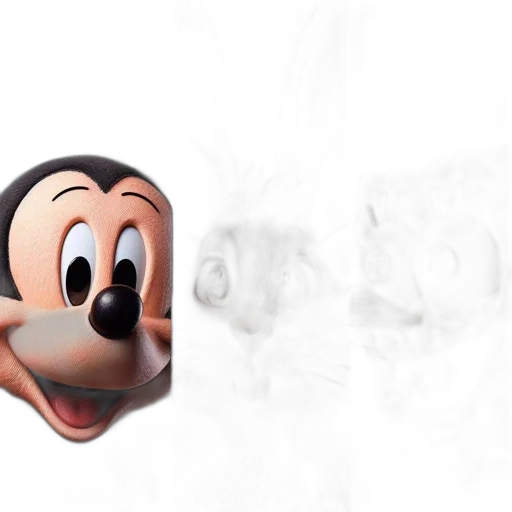 mask, face, 3d render, concept art transparent PNG cut-out