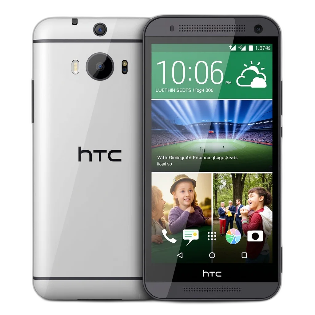 white, htc, smartphone, black transparent PNG cut-out