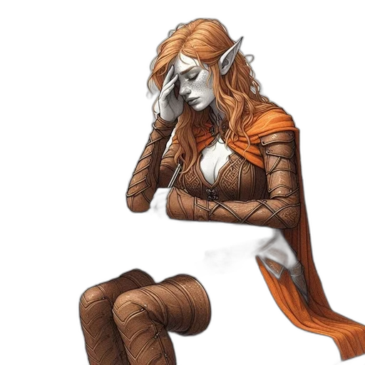 dress, staff, mask, creature transparent PNG cut-out