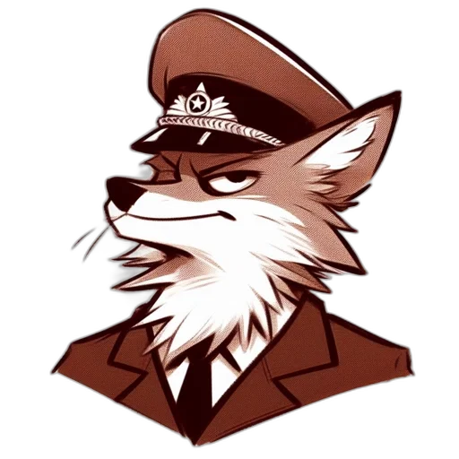staff, hat, jacket, face transparent PNG cut-out