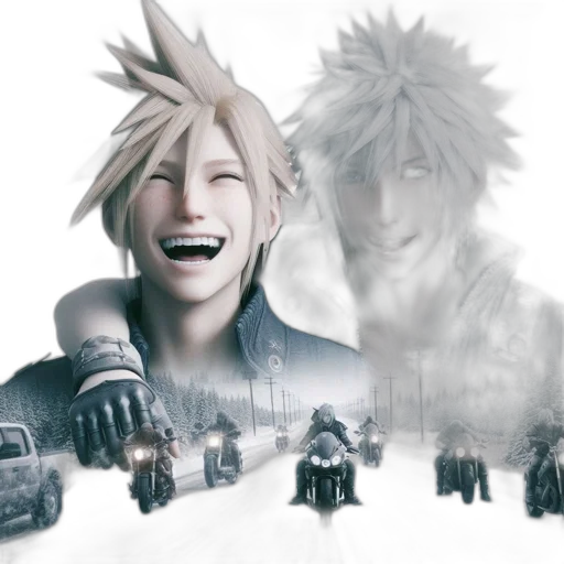 concept art, two, animated, characters transparent PNG cut-out