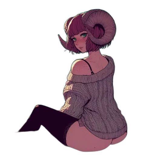 dress, jacket, creature, hat transparent PNG cut-out