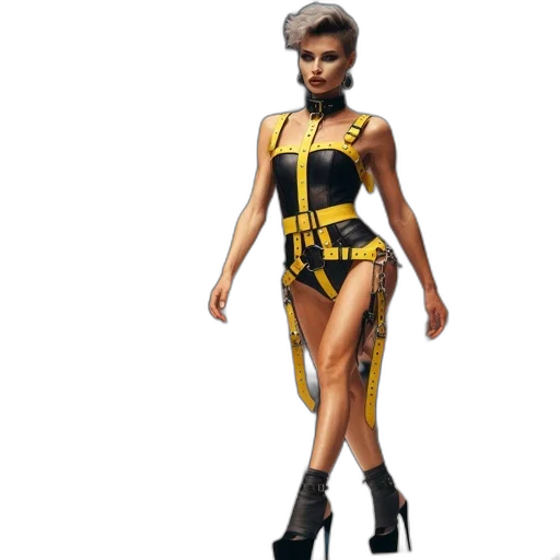 dress, concept art, 3d render, comic book art transparent PNG cut-out