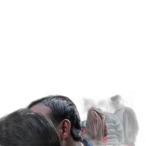 hair, mask, face, creature transparent PNG cut-out