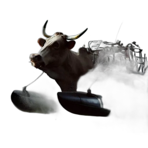 animal, weapon, concept art, photorealistic transparent PNG cut-out