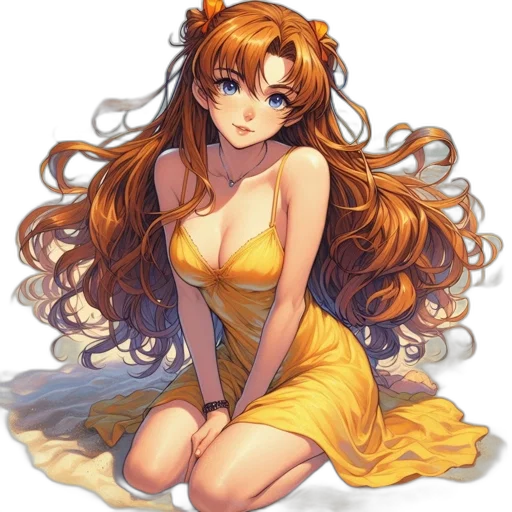 dress, staff, pixel art, anime transparent PNG cut-out