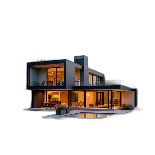 building, furniture, 3d render, photorealistic transparent PNG cut-out