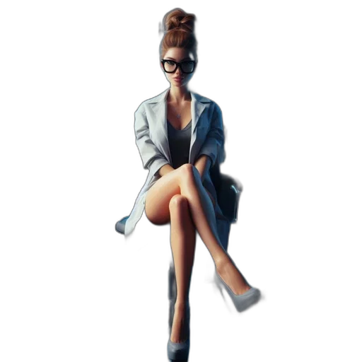 dress, staff, jacket, jewelry transparent PNG cut-out