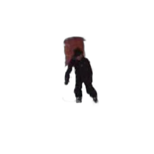 jacket, umbrella, creature, hat transparent PNG cut-out