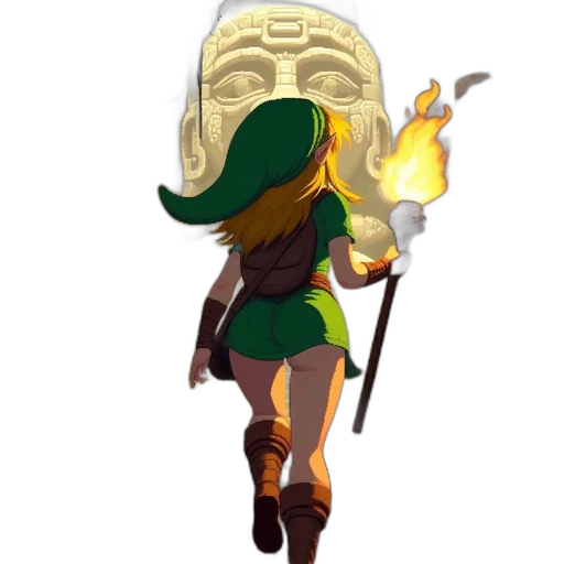 staff, fantasy art, concept art, pixel art transparent PNG cut-out