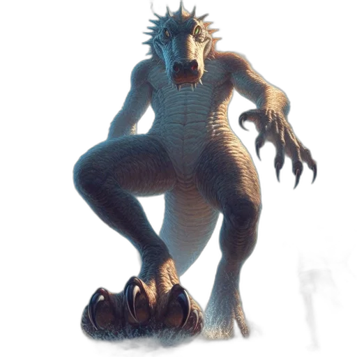 creature, dragon, animal, robot transparent PNG cut-out