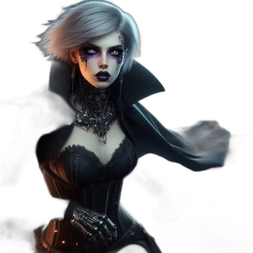 mask, fantasy art, concept art, cyberpunk transparent PNG cut-out