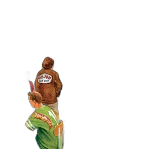 staff, jacket, bottle, 3d render transparent PNG cut-out