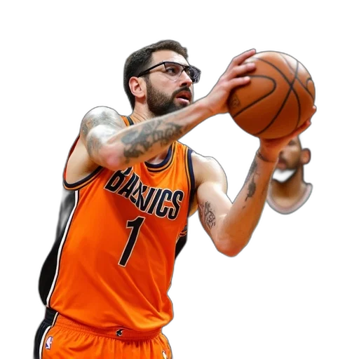 animal, cartoon, basketball, player transparent PNG cut-out