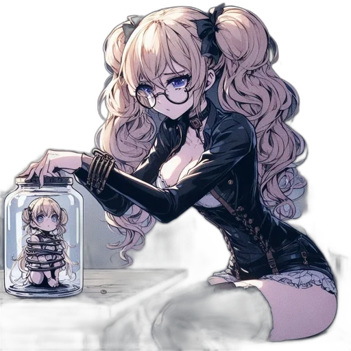 robot, dress, bottle, weapon transparent PNG cut-out