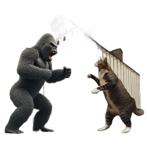 animal, creature, concept art, 3d render transparent PNG cut-out
