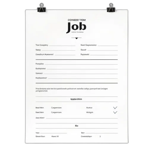 staff, job, application, form transparent PNG cut-out