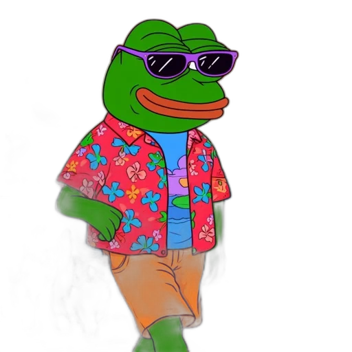 jacket, creature, animal, vaporwave transparent PNG cut-out
