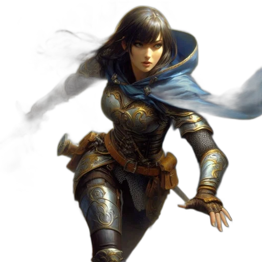 sword, fantasy art, concept art, photorealistic transparent PNG cut-out