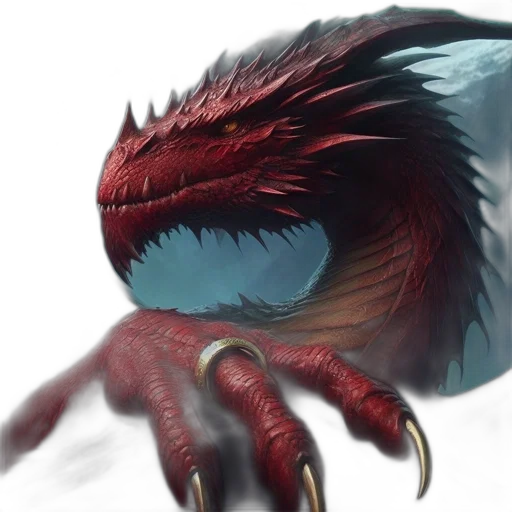 creature, dragon, animal, hair transparent PNG cut-out
