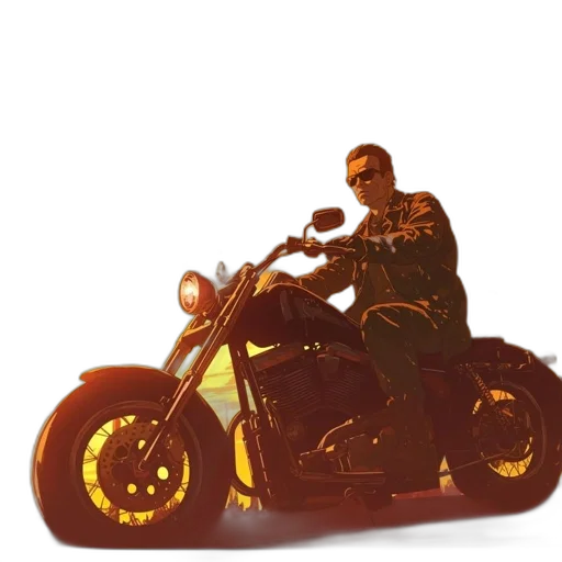 jacket, weapon, concept art, comic book art transparent PNG cut-out