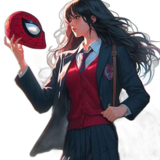 comic book art, concept art, anime, fantasy art transparent PNG cut-out