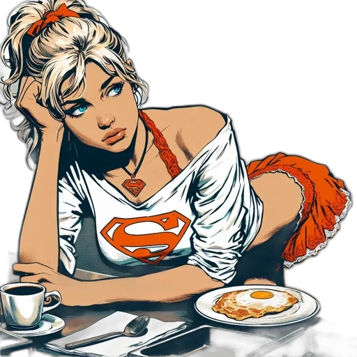 food, comic book art, cartoon, concept art transparent PNG cut-out