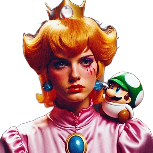 crown, face, jewelry, concept art transparent PNG cut-out