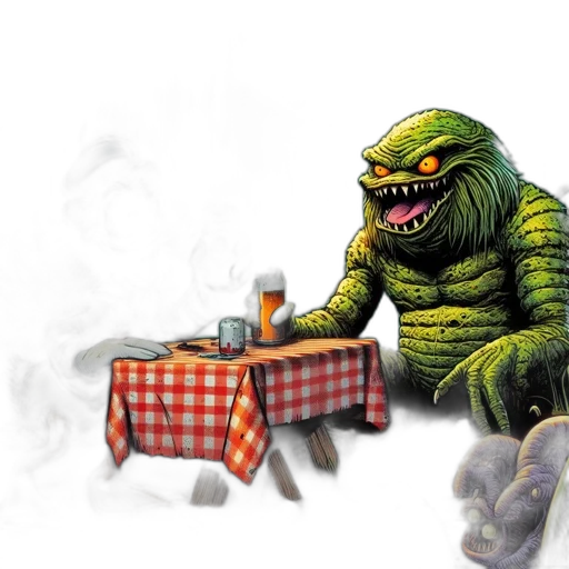food, creature, dragon, concept art transparent PNG cut-out