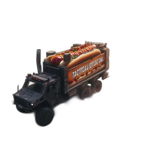 weapon, car, robot, 3d render transparent PNG cut-out