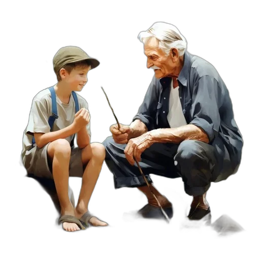 concept art, photorealistic, oil painting, comic book art transparent PNG cut-out