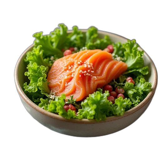 food, photorealistic, 3d render, salad transparent PNG cut-out
