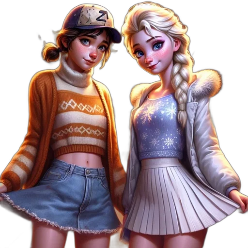 jacket, dress, hat, concept art transparent PNG cut-out